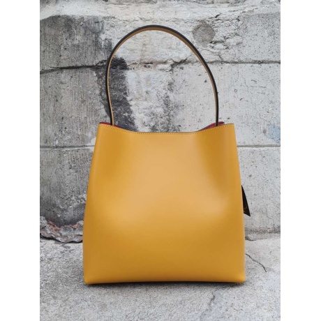 Leather Tote/Top Handle Bag @ ohlala